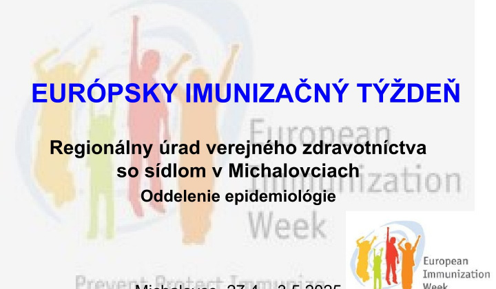 EURÓPSKY IMUNIZAČNÝ TÝŹDEŃ 2026 