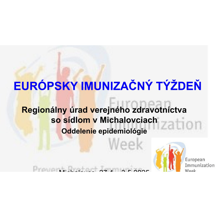 EURÓPSKY IMUNIZAČNÝ TÝŹDEŃ 2026 